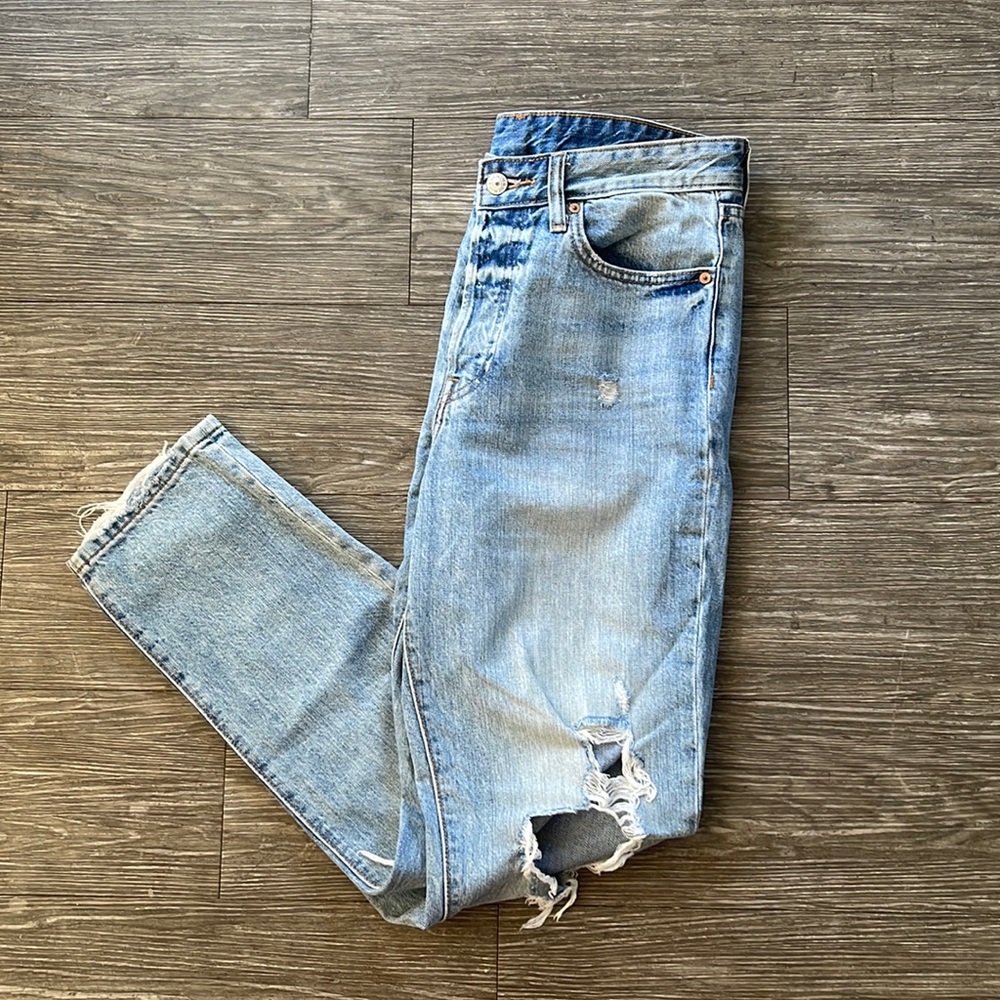 Vintage straight high waist jeans